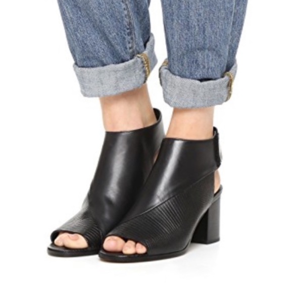 Vince Shoes - VINCE JULIANNA OPEN TOE BOOTIES
